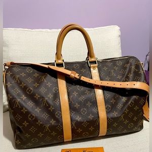 Louis Vuitton Keepall 45 bandouliere crossbody straps